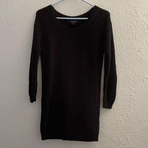 Black sweater dress